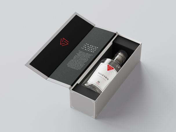 Valkyrie Nordic Vodka Packaging